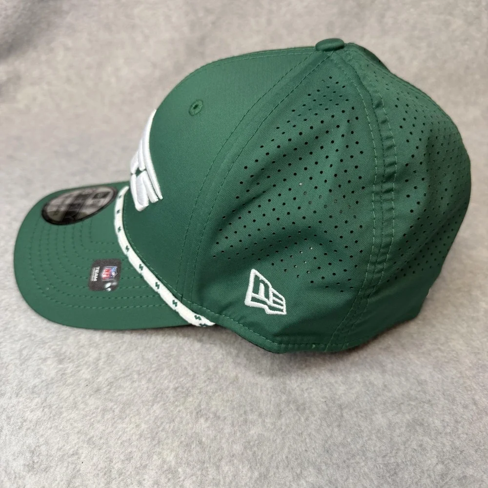 New York Jets Hat Cap Fitted Mens Large Green NFL‎ Football New Era 39THIRTY